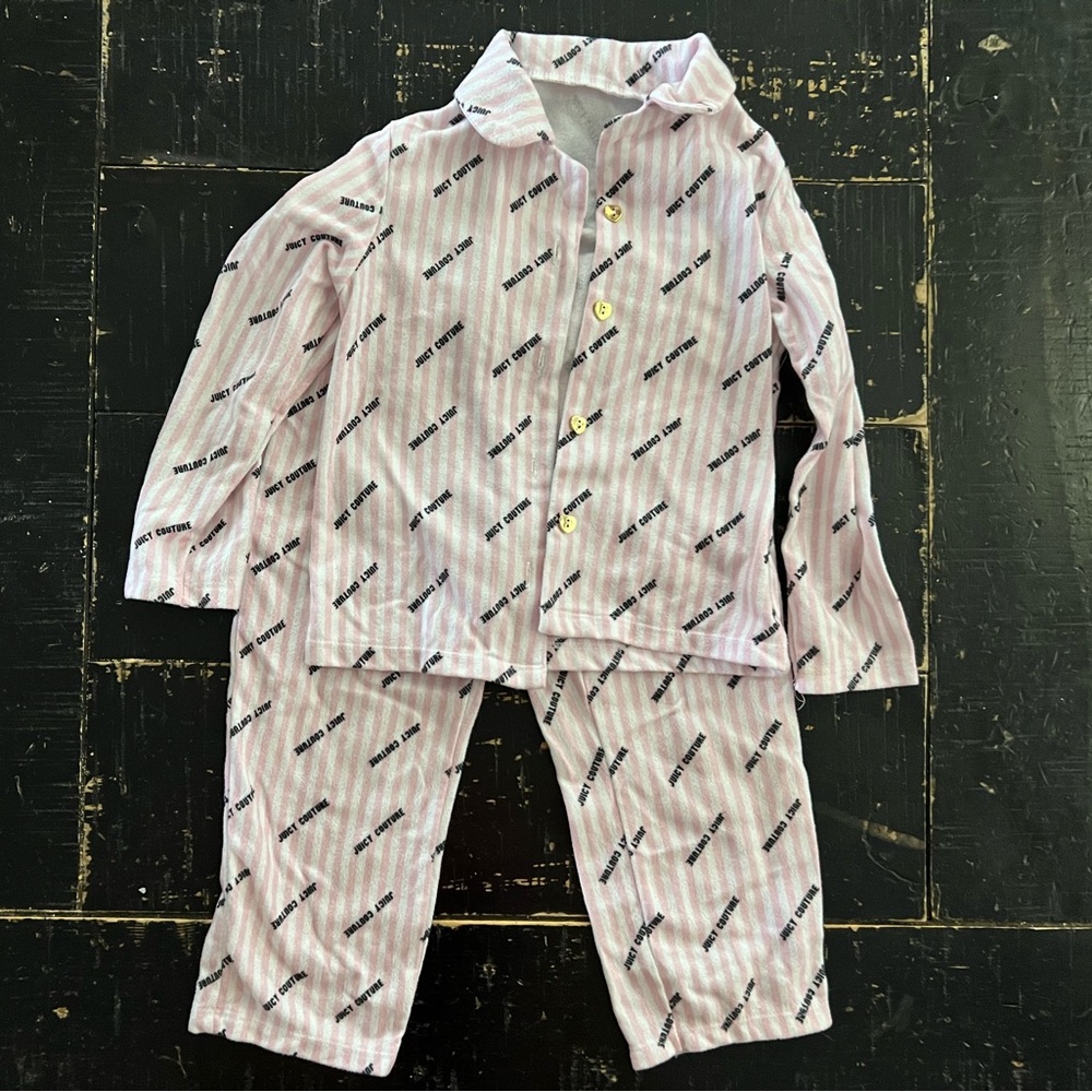 Juicy Couture pajama set size 3T girls